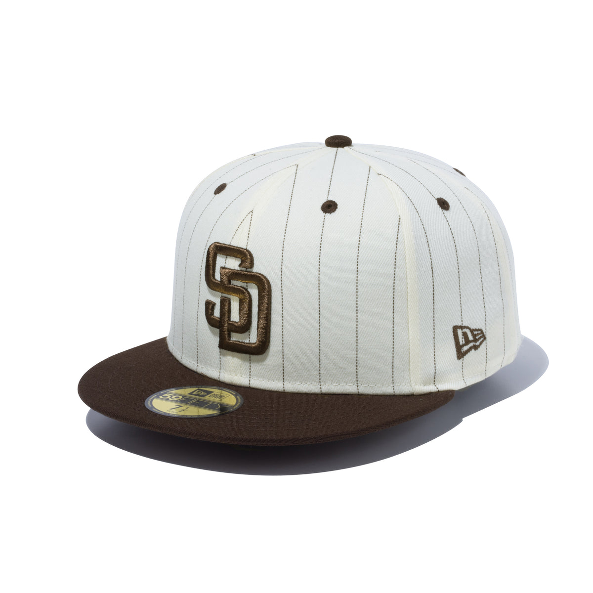 59FIFTY Pinstripe ピンストライプ サンディエゴ・パドレス クローム