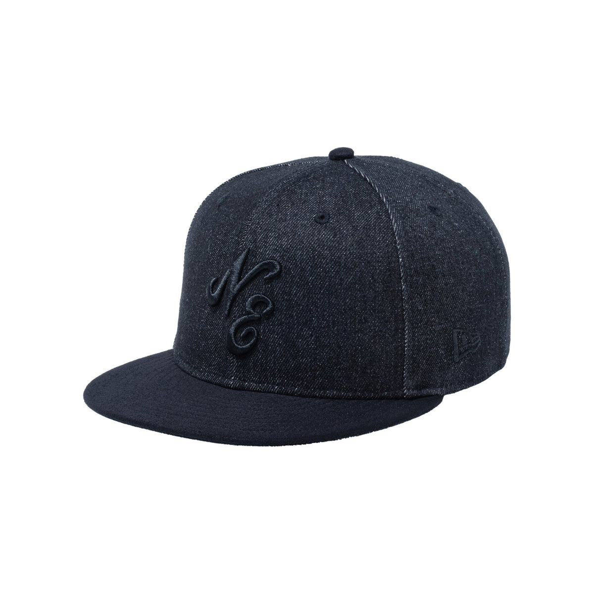 59FIFTY Denim Suede MLB Denim 2-Tone クラシックロゴ ブラックデニム / ブラックスエード | ニューエラ オンラインストア