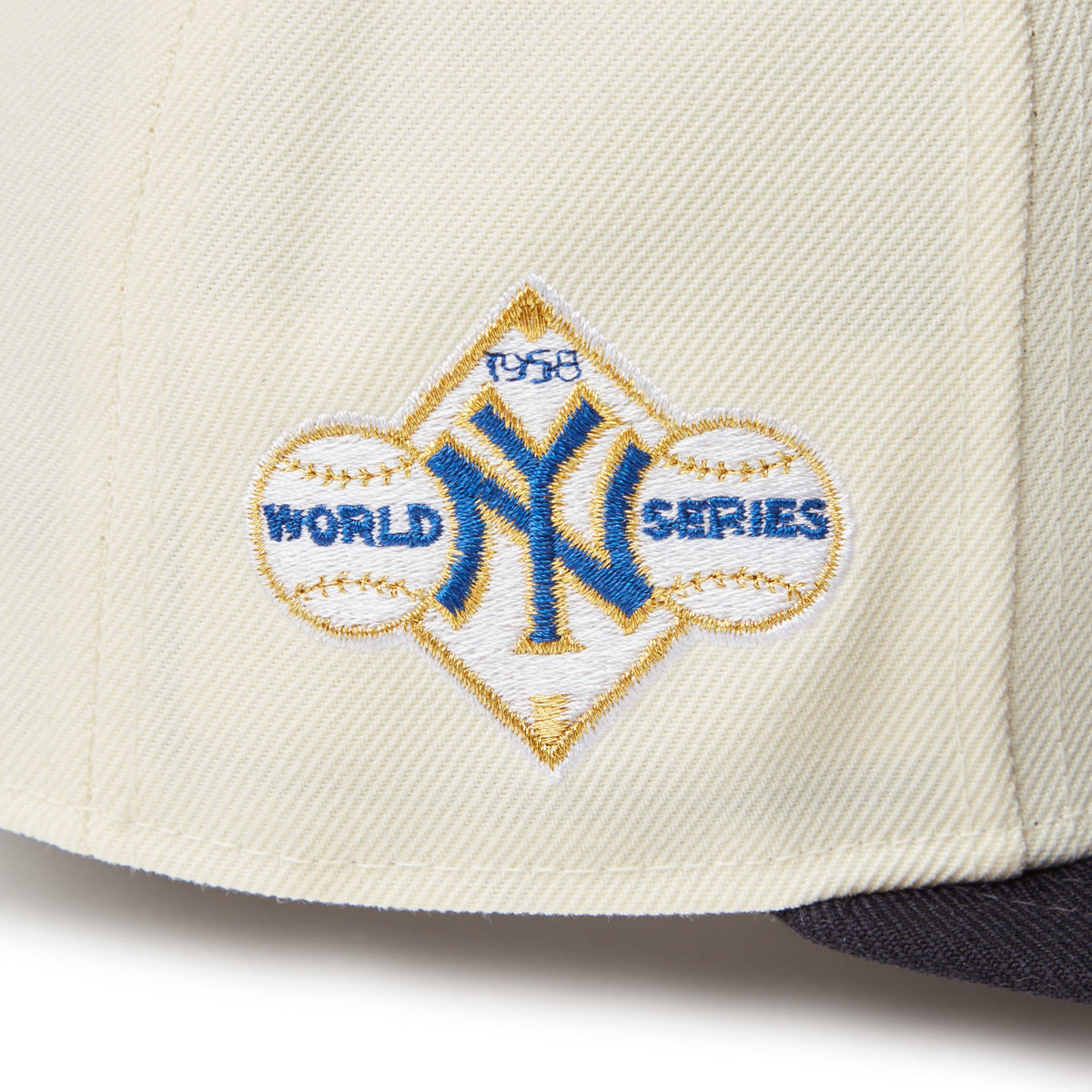 59FIFTY MLB Wool Visor ニューヨーク・ヤンキース クローム ネイビーバイザー | ニューエラオンラインストア