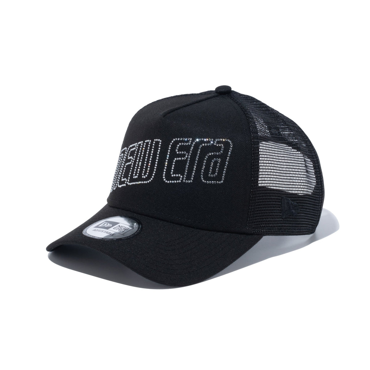 9FORTY A-Frame トラッカー Rhinestone NEW ERA Racer Logo 