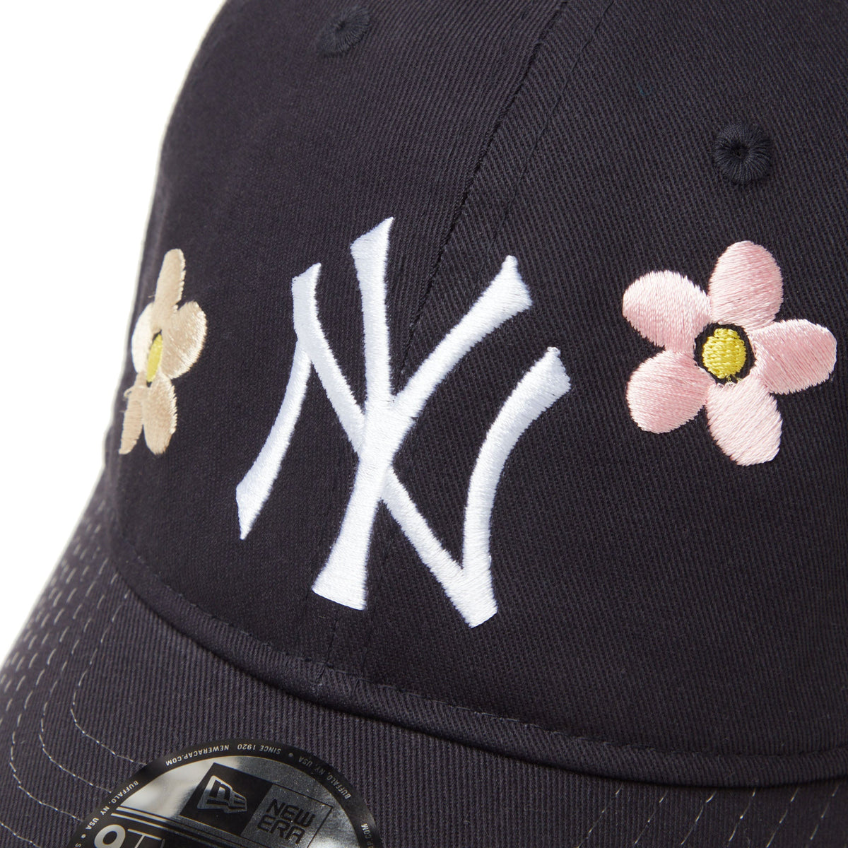 Youth 9TWENTY MLB Flower Embroidery ニューヨーク・ヤンキース ネイビー | ニューエラオンラインストア