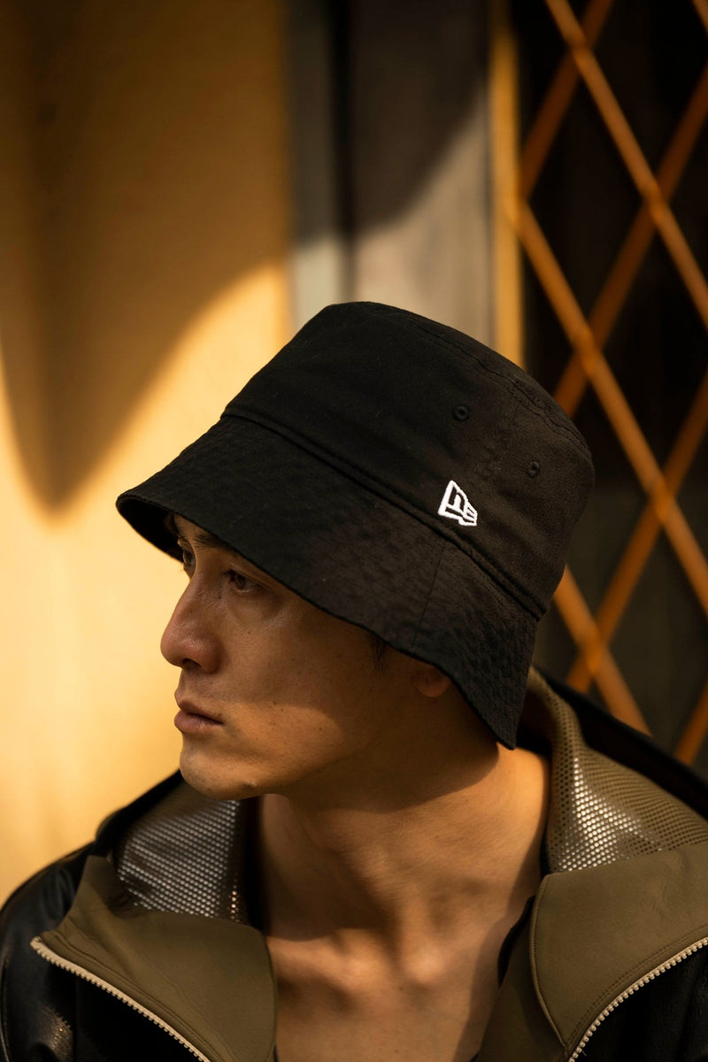 バケット01 セーラーブリム Sailor Brim Bucket ブラック × ホワイト 