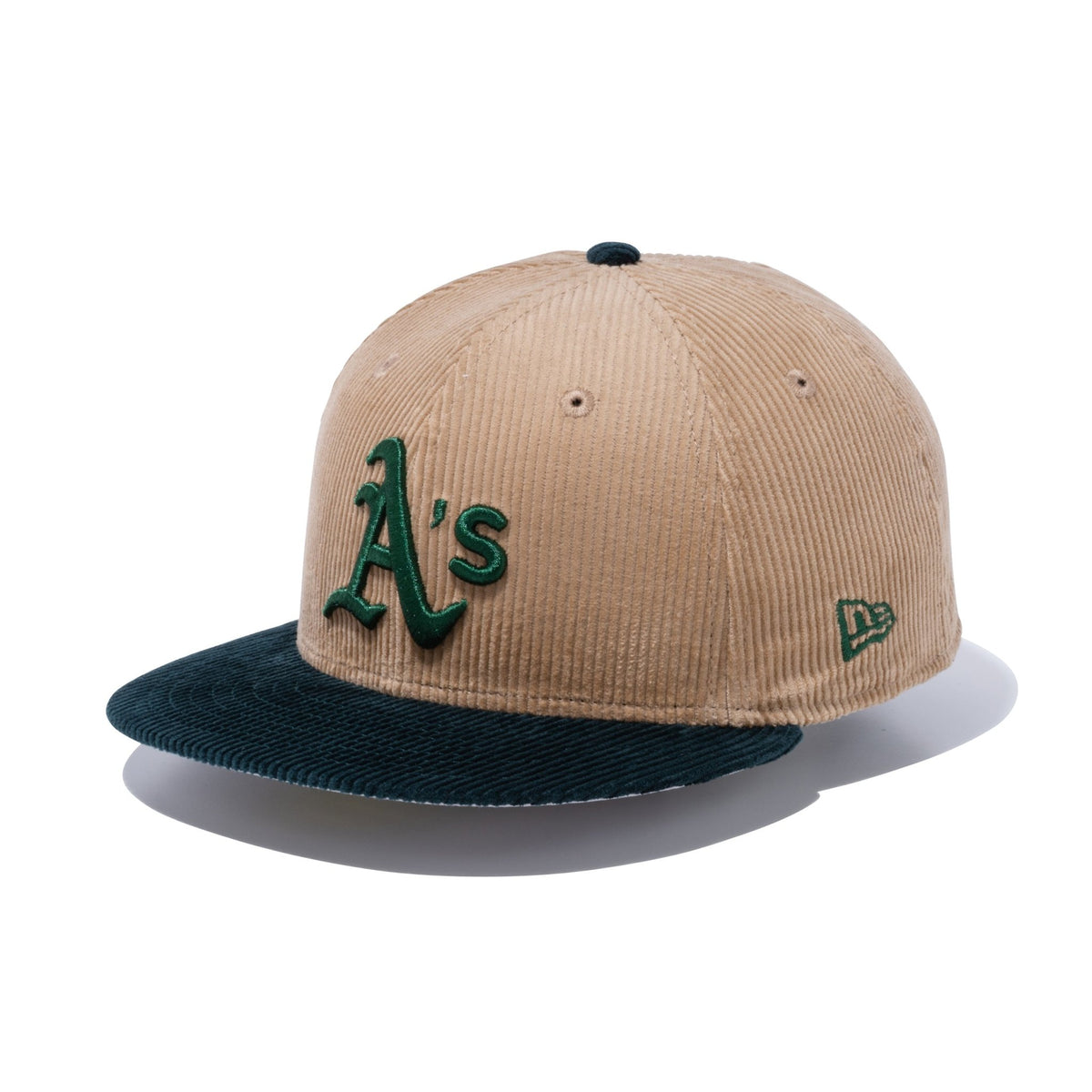 59FIFTY 2-Tone Corduroy コーデュロイ オークランド・アスレチックス ベージュ グレーアンダーバイザー