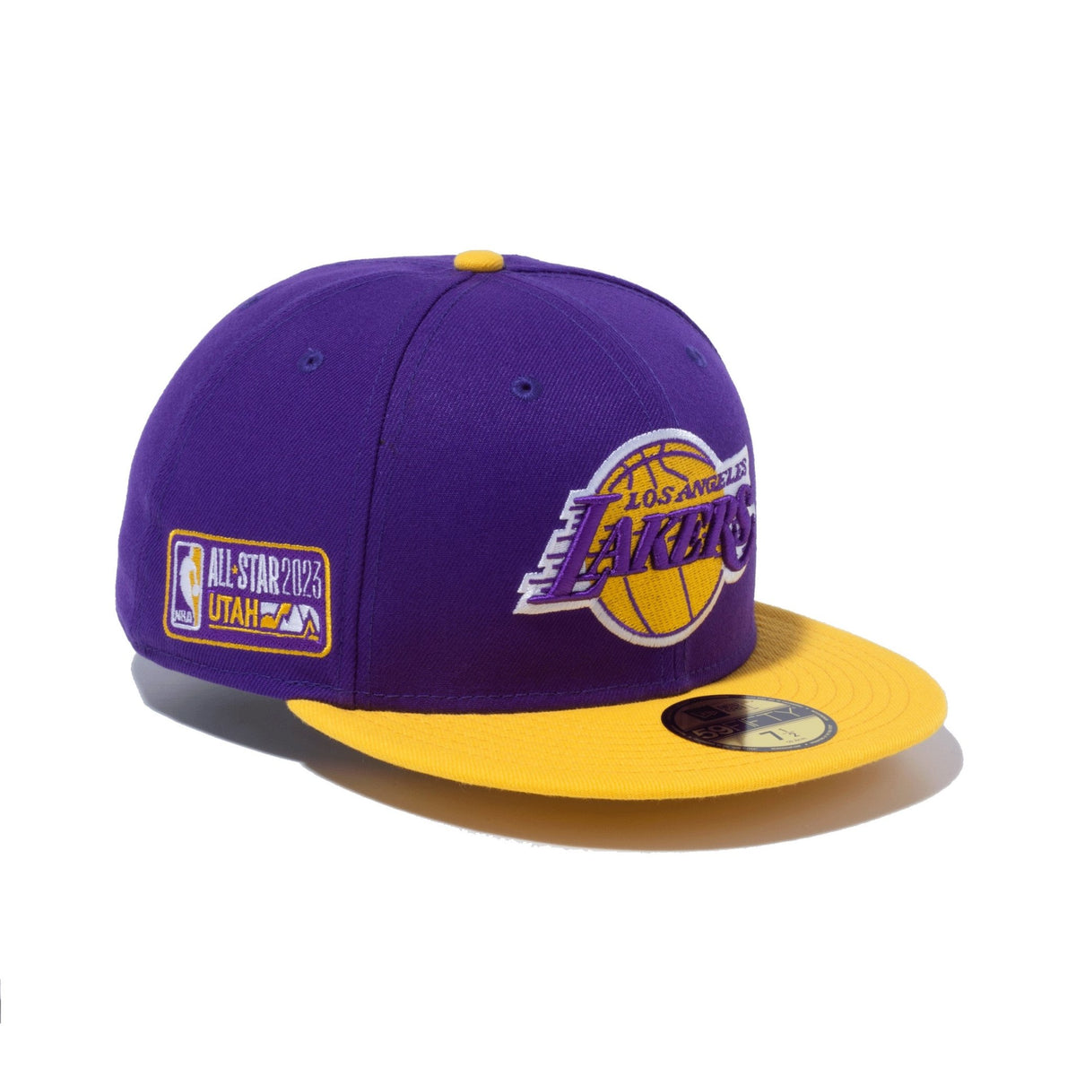 59FIFTY 2023 NBA ALL STAR GAME ロサンゼルス・レイカーズ パープル プリントアンダーバイザー