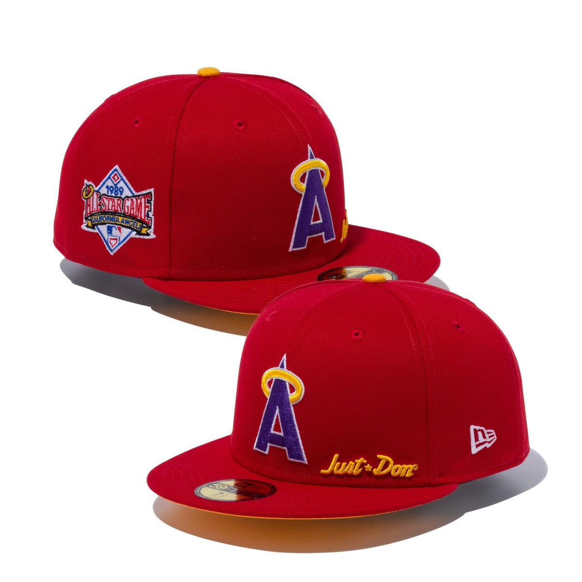 59FIFTY Just Don x MLB ロサンゼルス・エンゼルス レッド イエロー