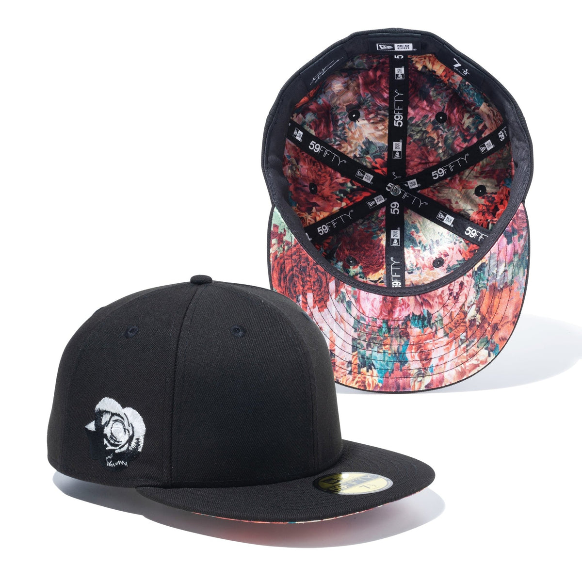 59FIFTY Kosuke Kawamura 河村 康輔 Flower ブラック