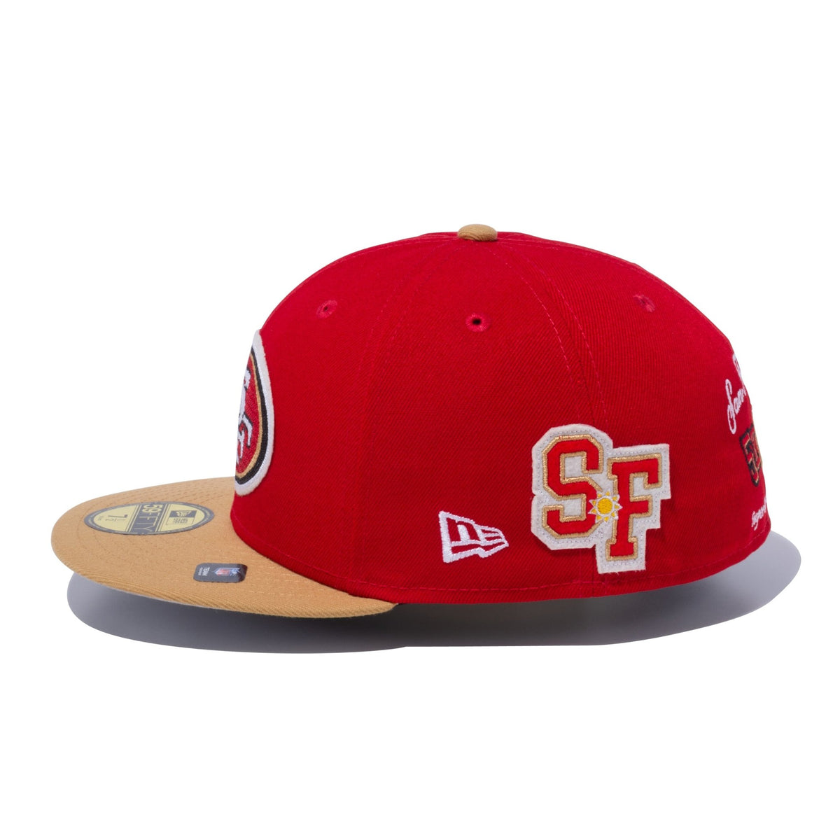 59FIFTY Letterman サンフランシスコ・フォーティーナイナーズ レッド