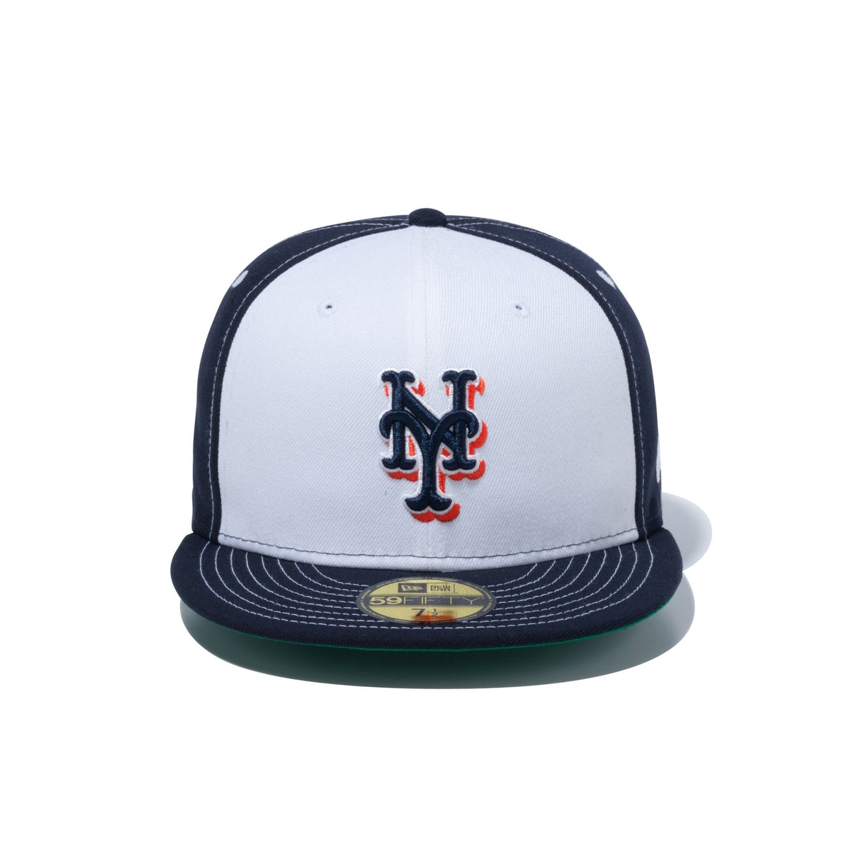 59FIFTY MLB Custom ニューヨーク・メッツ ホワイト/ネイビー ケリー