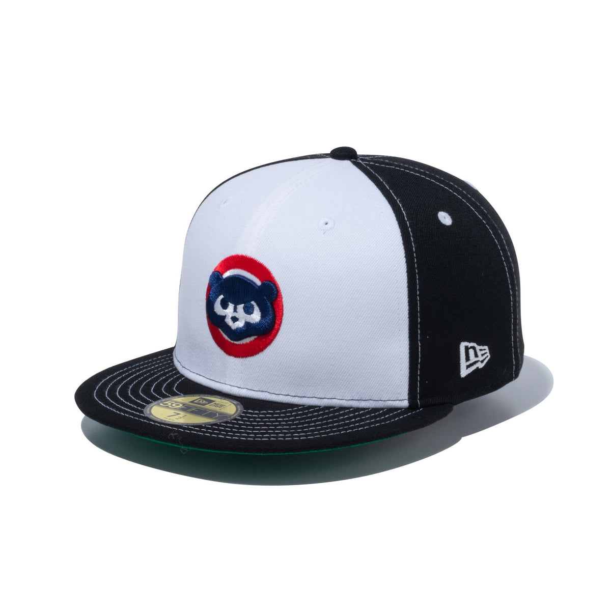 59FIFTY MLB Custom シカゴ・カブス ホワイト/ブラック ケリーアンダーバイザー