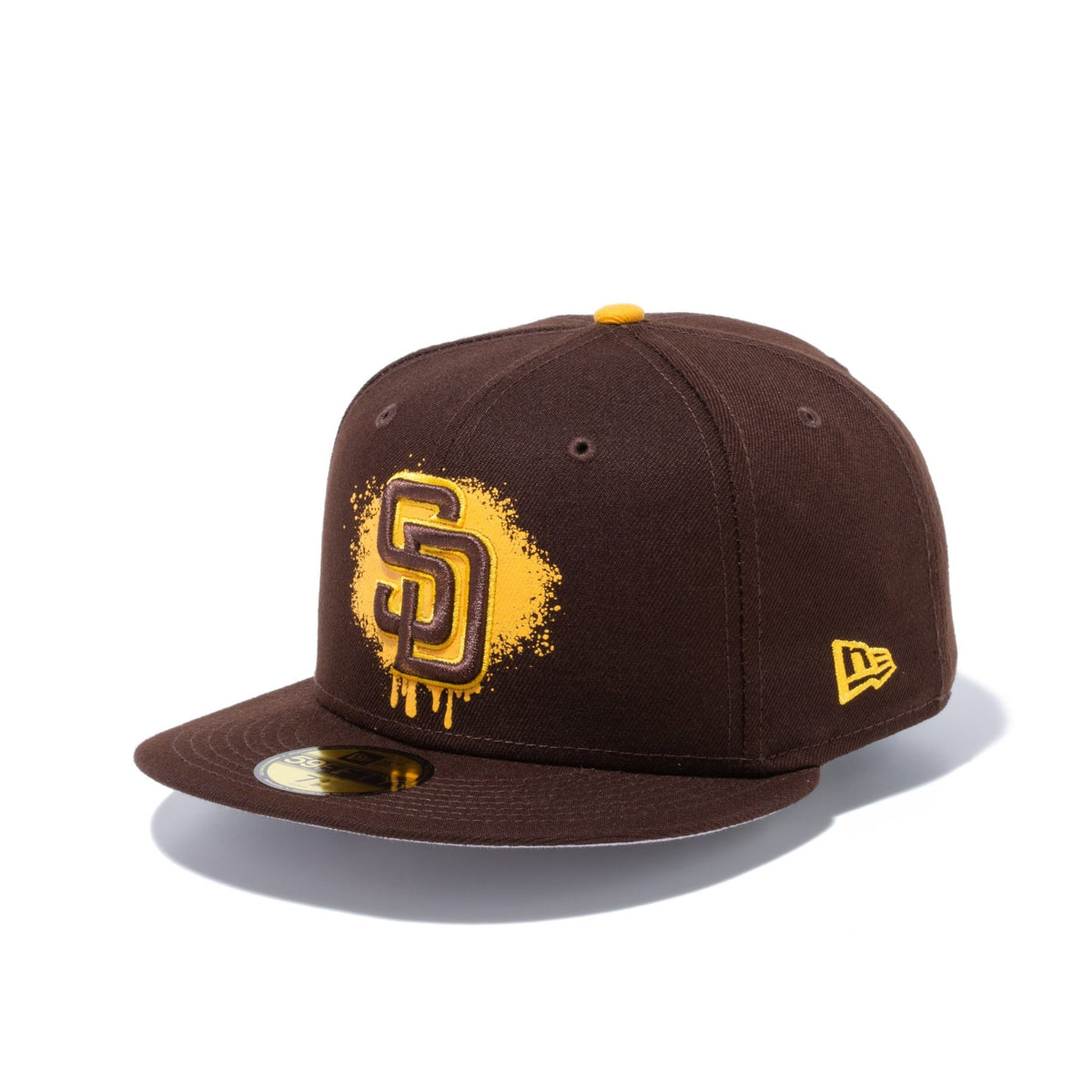 59FIFTY MLB Drip Spray Paint サンディエゴ・パドレス グレー