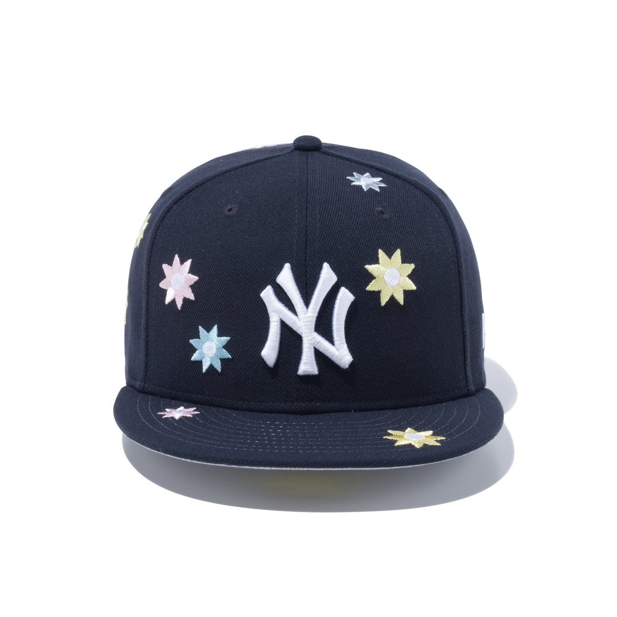 59FIFTY MLB Flower Embroidery ニューヨーク・ヤンキース ネイビー 