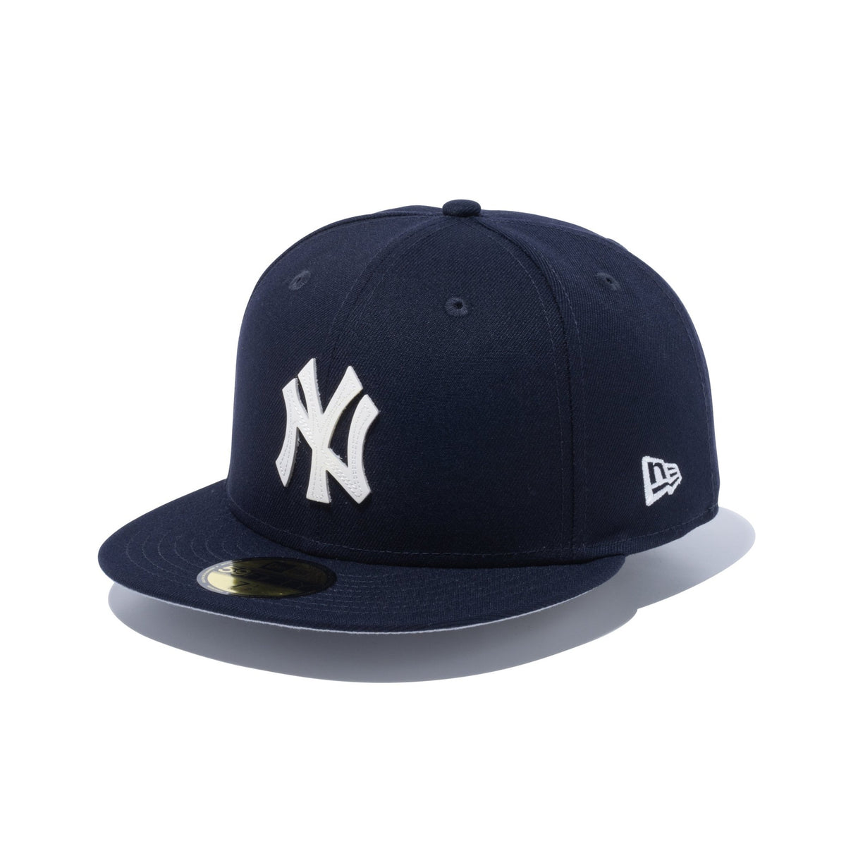 59FIFTY MLB Leather Logo ニューヨーク・ヤンキース ネイビー 