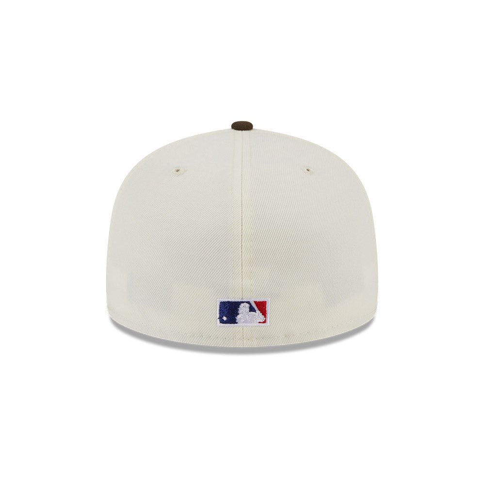 59FIFTY MLB On Deck クーパーズタウン セントルイス・ブラウンズ クロームホワイト ブラウンバイザー | ニューエラオンラインストア