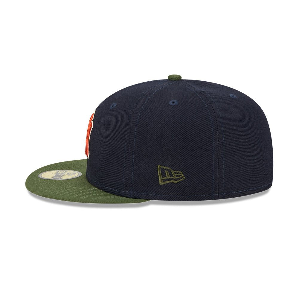 59FIFTY MLB Sprouted ニューヨーク・ヤンキース ネイビー モスグリーンバイザー