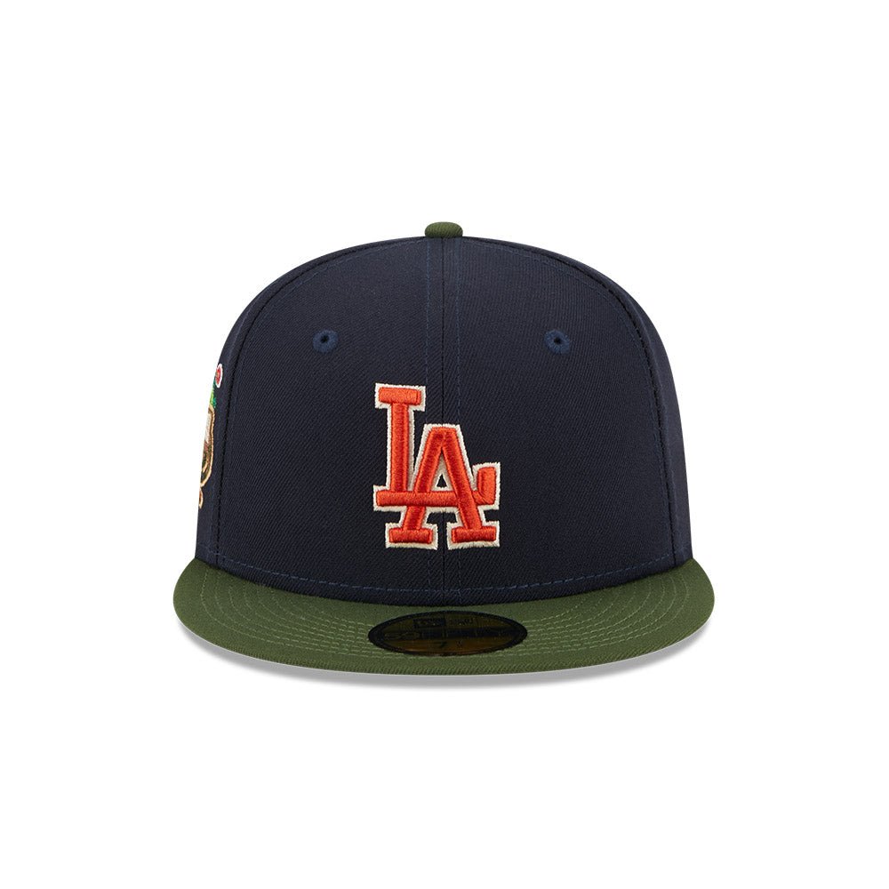 59FIFTY MLB Sprouted ロサンゼルス・ドジャース ネイビー モス