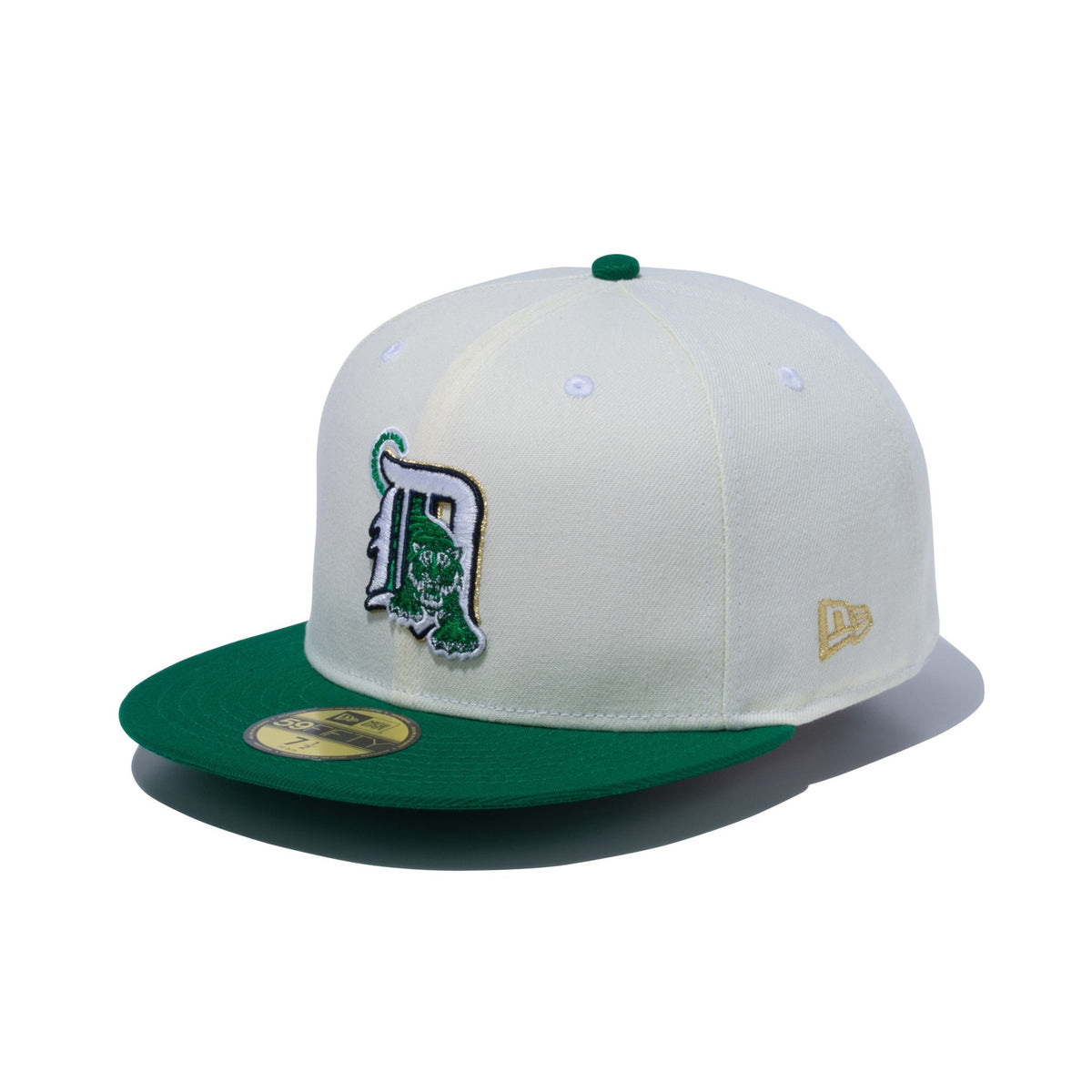 59FIFTY MLB St. Patrick's Day クーパーズタウン デトロイト・タイガース クロームホワイト