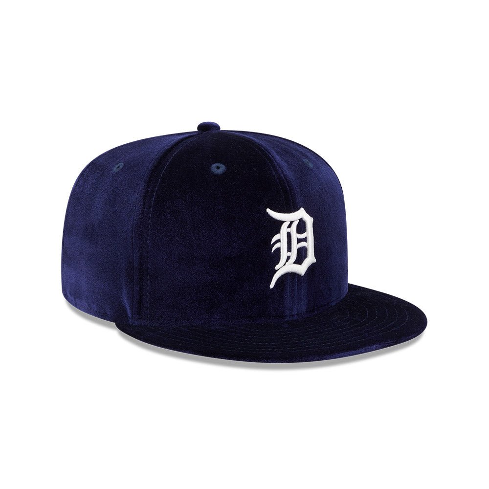 59FIFTY MLB Velvet デトロイト・タイガース ネイビー グリーンアンダーバイザー