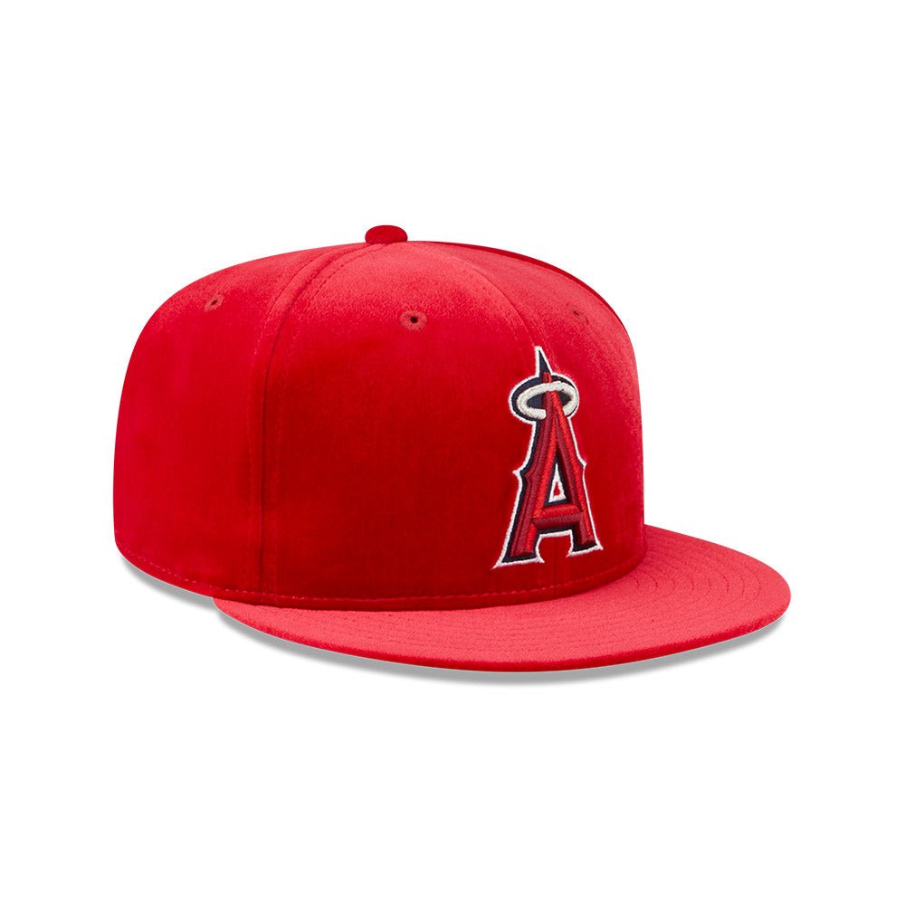 59FIFTY MLB Velvet ロサンゼルス・エンゼルス レッド グリーン