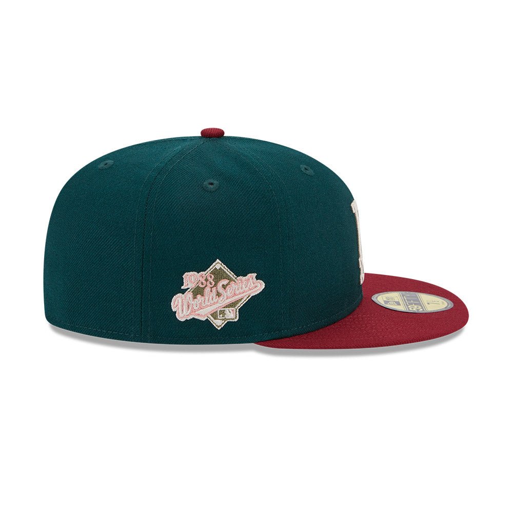 59FIFTY MLB WS Contrast ロサンゼルス・ドジャース ピンズ ダーク
