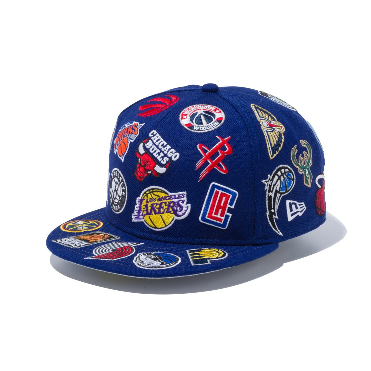 59FIFTY NBA チームロゴ オールオーバー ダークロイヤル - ニューエラ