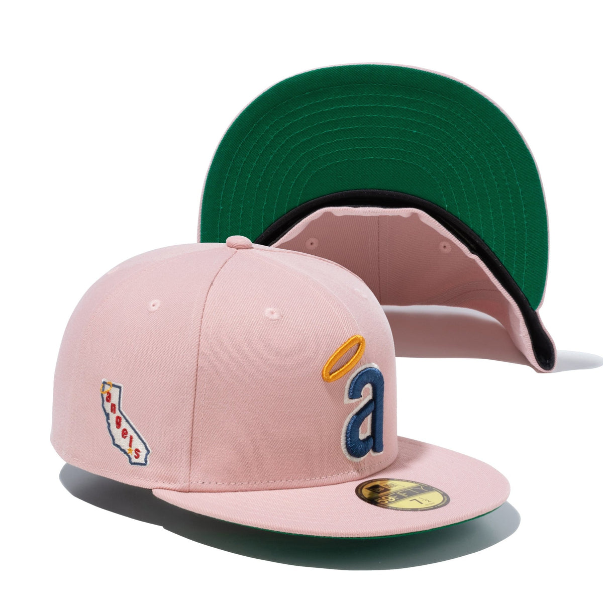 59FIFTY Pink Rouge クーパーズタウン カリフォルニア・エンゼルス ピンク