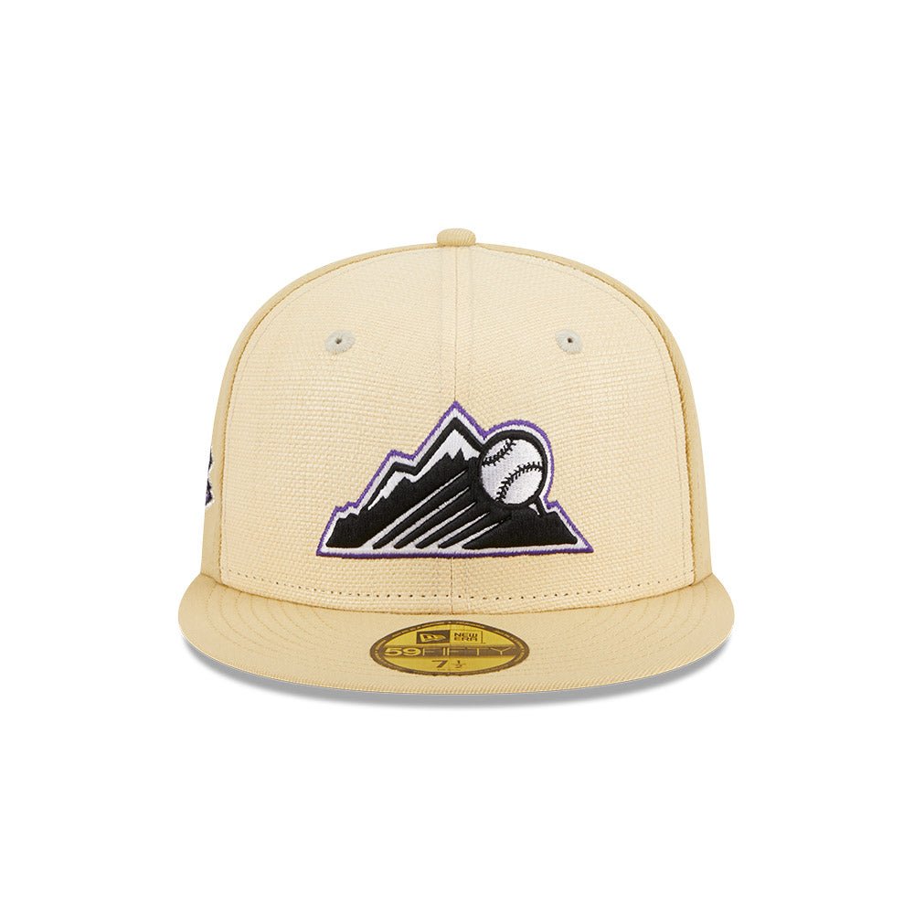 59FIFTY Raffia Front コロラド・ロッキーズ ベガスゴールド グレー