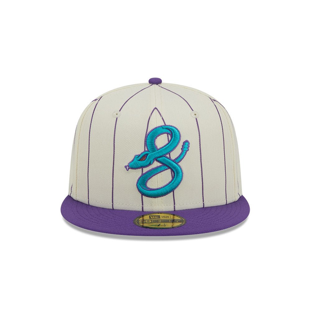 59FIFTY Retro City アリゾナ・ダイヤモンドバックス ピンストライプ クロームホワイト