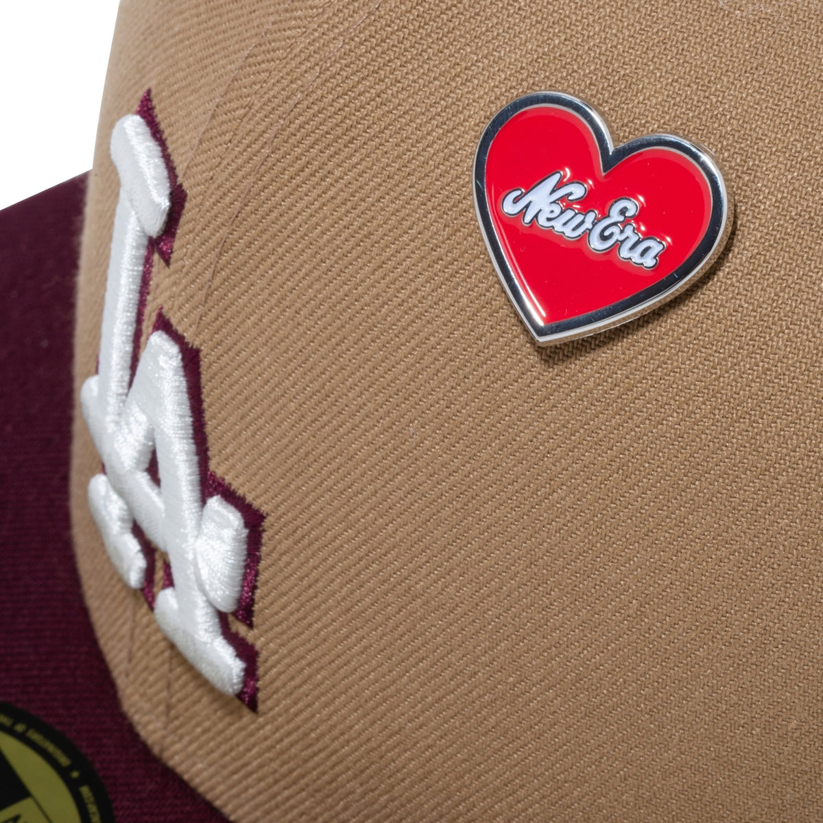 59FIFTY St. Valentine's Day ロサンゼルス・ドジャース カーキ / マルーン