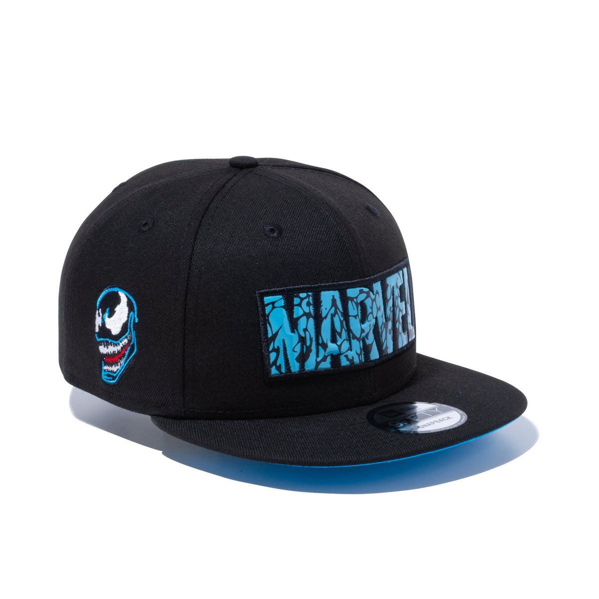 9FIFTY MARVEL ロゴ VENOM ブルーアンダーバイザー