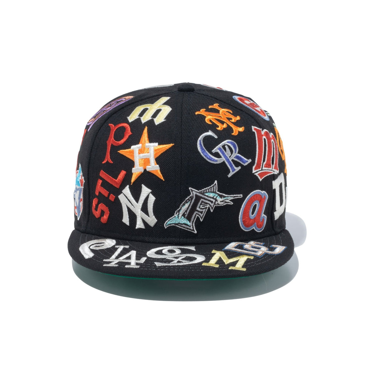 9FIFTY Team Logo Allover Cooperstown ブラック