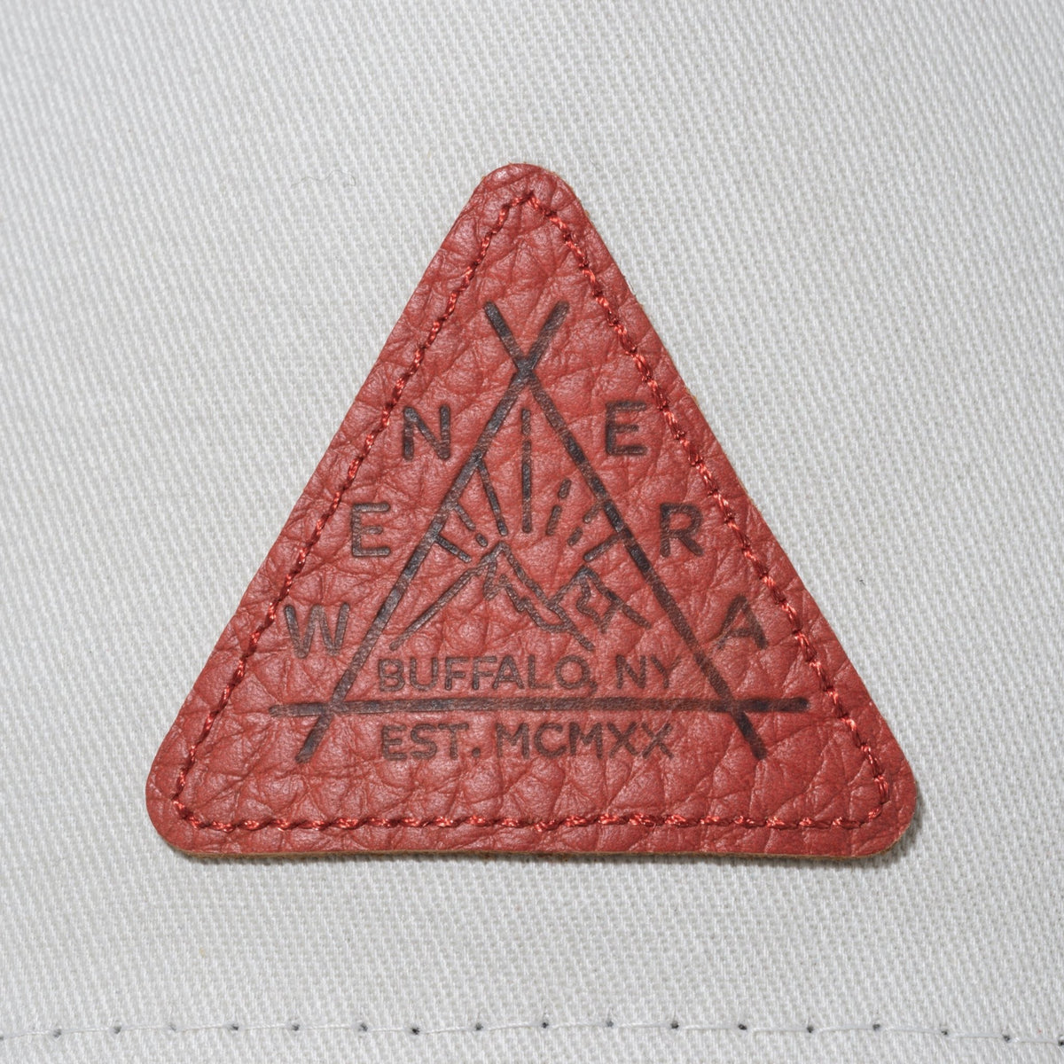 9FORTY A-Frame トラッカー Leather Patch レザーパッチ ストーン