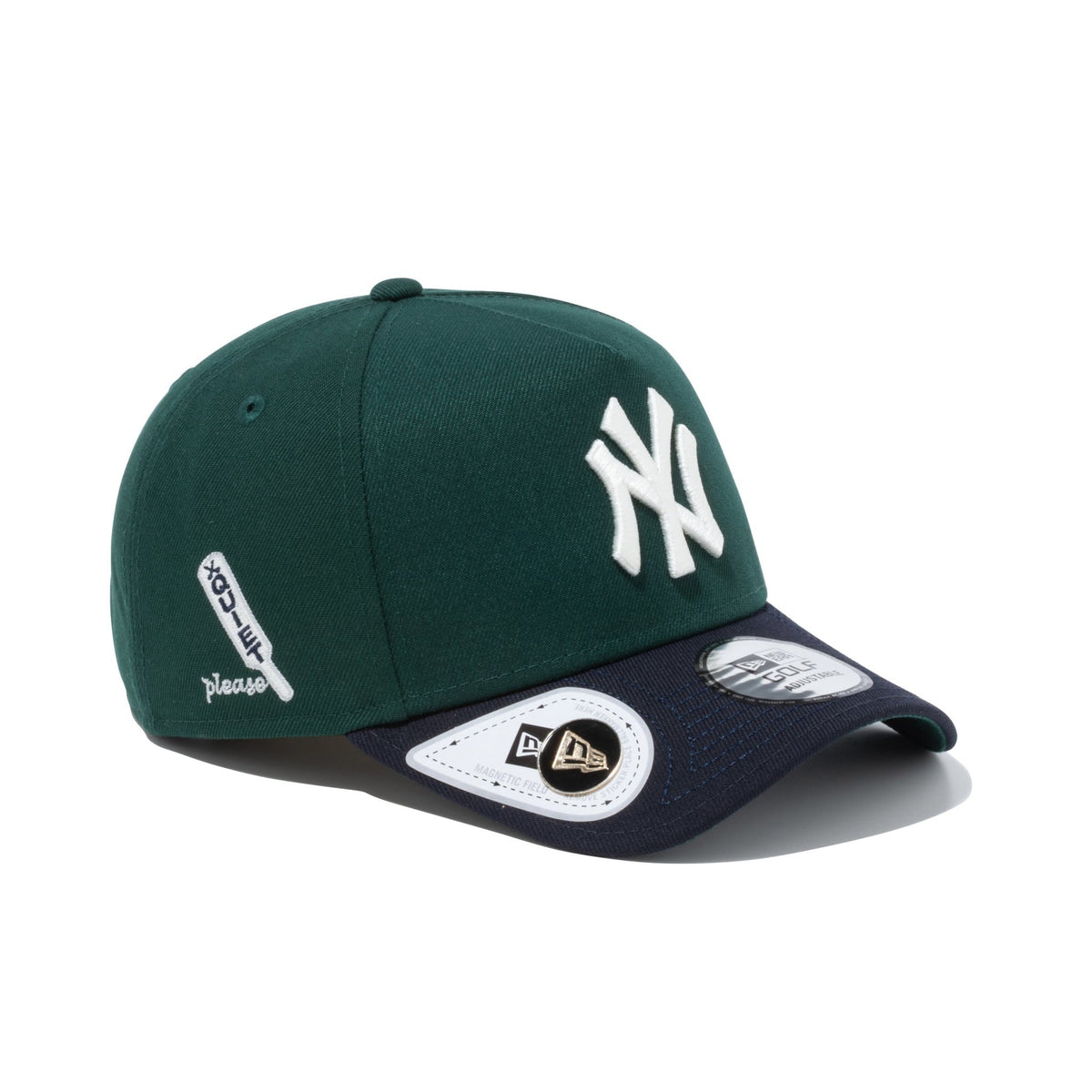 【ゴルフ】9FORTY A-Frame On Par New York Yankees ニューヨーク・ヤンキース ダークグリーン/ネイビー