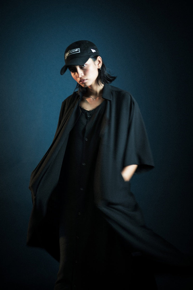 9THIRTY Yohji Yamamoto FW21 コットンツイル ボックスロゴ ブラック