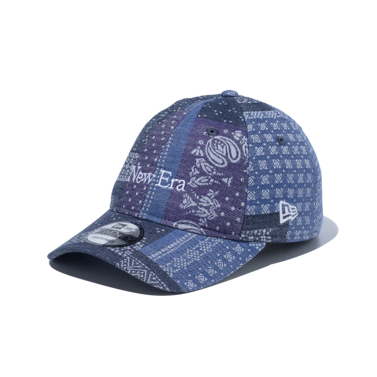 9TWENTY Fabric Series ペイズリー ジャカード New Era ネイビー