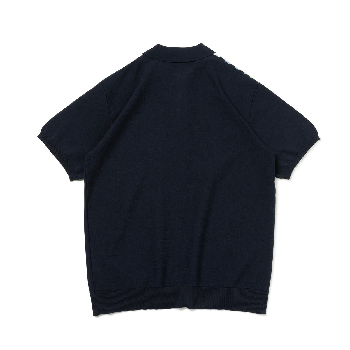 【ゴルフ】半袖 ニット ポロシャツ Knit Polo ネイビー | ニューエラ 