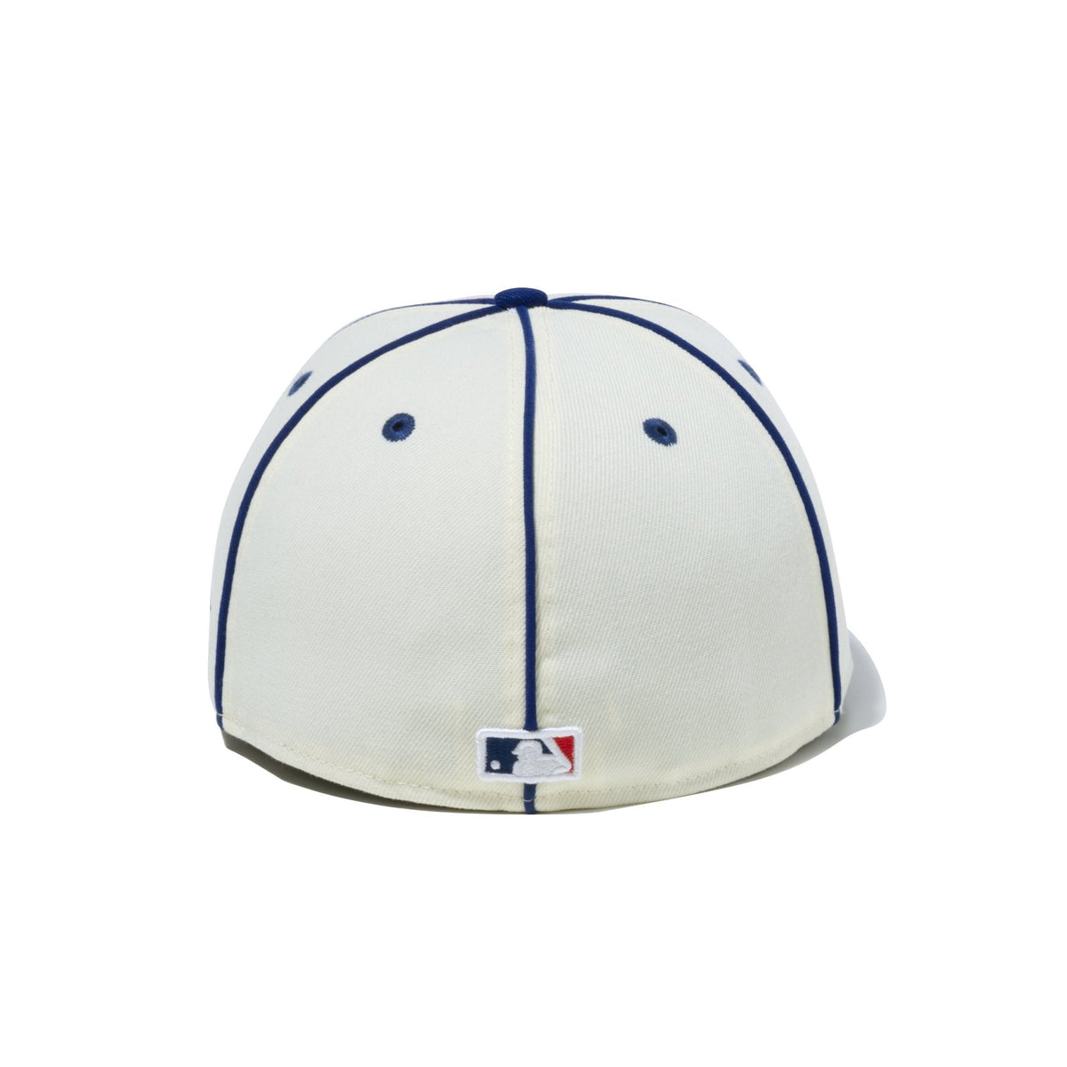 LP 59FIFTY MLB Piping ロサンゼルス・ドジャース クロームホワイト ダークロイヤルバイザー