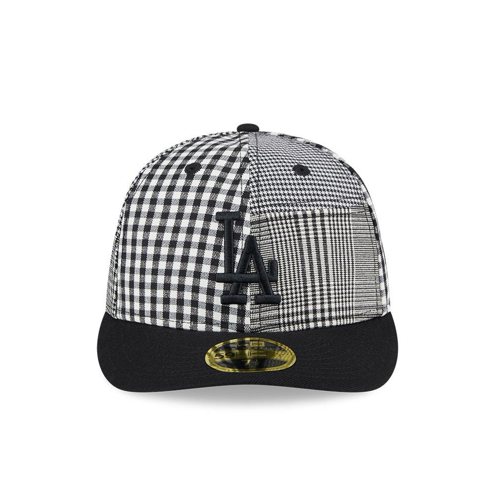 LP 59FIFTY Patch Plaid ロサンゼルス・ドジャース ブラックチェック 