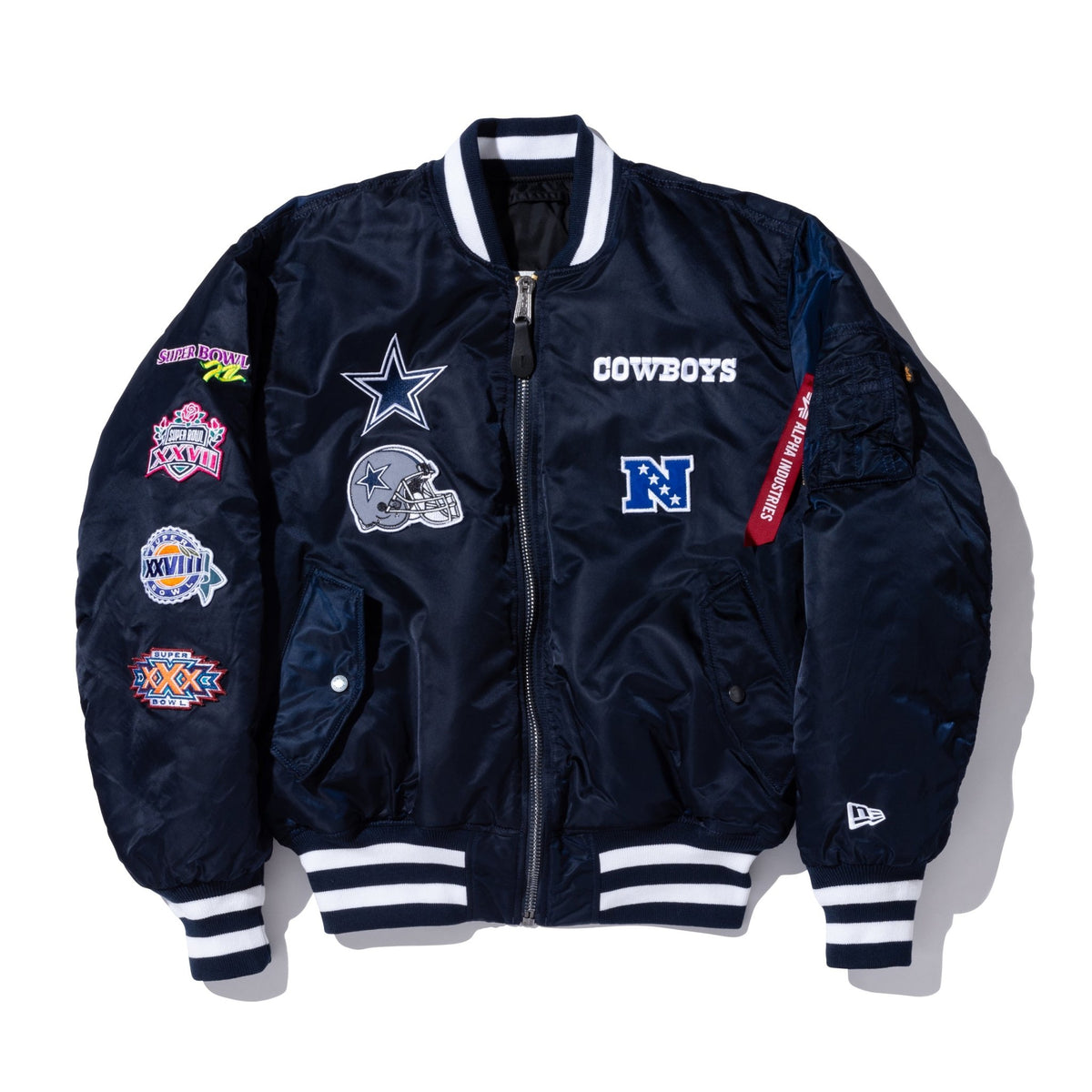 MA-1 NFL x Alpha Industries ダラス・カウボーイズ ネイビー