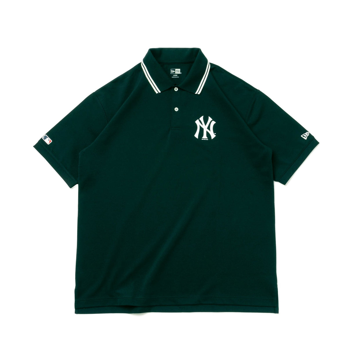 半袖 オーバーサイズド ポロシャツ MLB Apparel ニューヨーク・ヤンキース ブラック