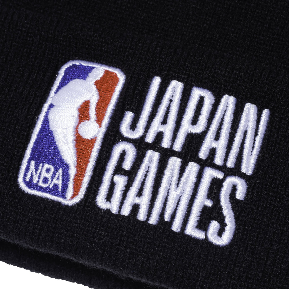 ベーシックカフニット NBA JAPAN GAMES オフィシャルロゴ ブラック