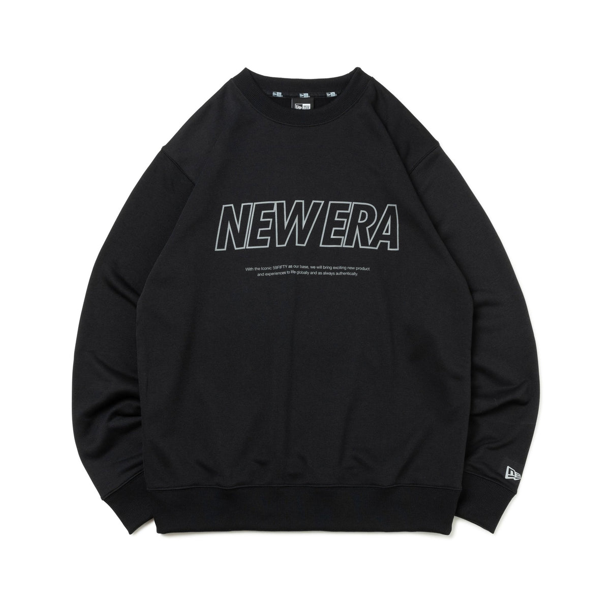 ドライスウェット クルーネック NEW ERA ブラック 【 Performance Apparel 】