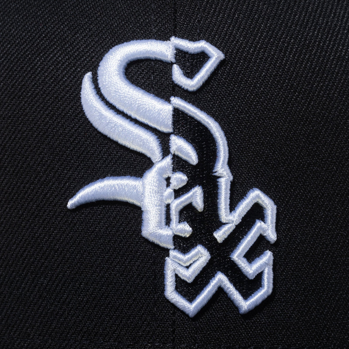 PC 59FIFTY MLB Split Logo シカゴ・ホワイトソックス ブラック 