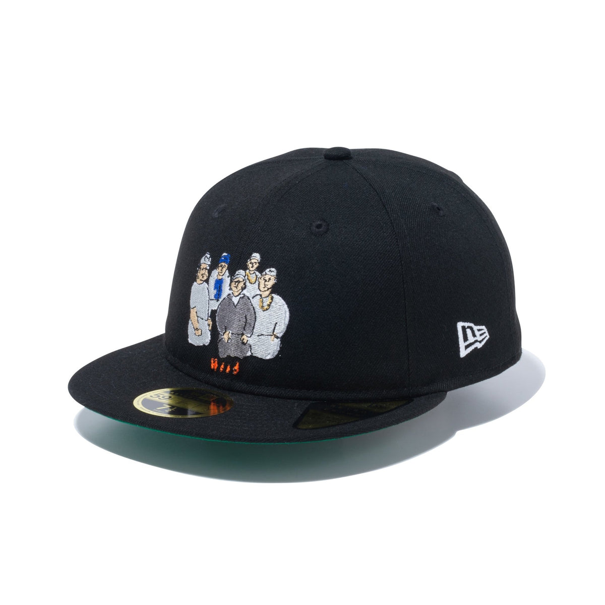 RC 59FIFTY GRAMAS HOOD ブラック ケリーアンダーバイザー