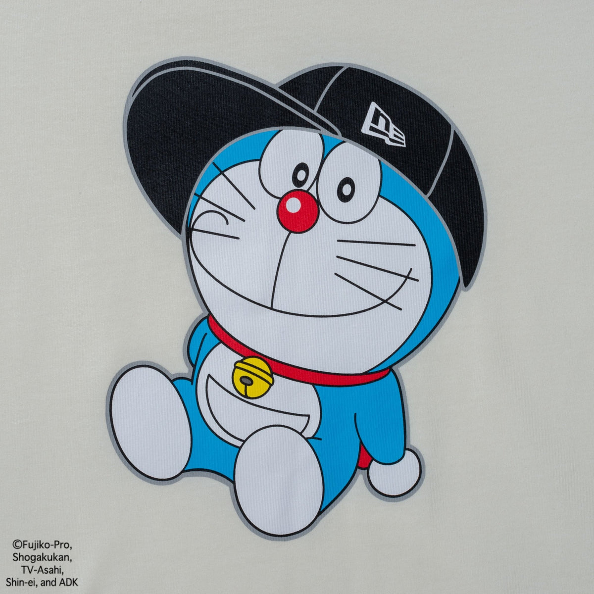 コットン 長袖 Tシャツ ドラえもん キャップ オフホワイト レギュラーフィット