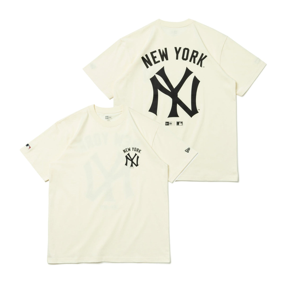 半袖 コットン Tシャツ Cooperstown Apparel クーパーズタウン ニューヨーク・ヤンキース オフホワイト レギュラーフィット