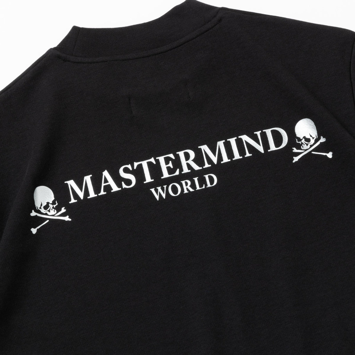 【ゴルフ】 半袖 ミッドネック パフォーマンス Tシャツ MASTERMIND WORLD ブラック