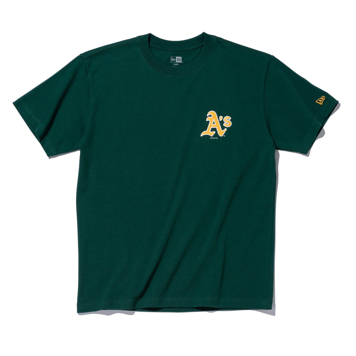 半袖 コットン Tシャツ MLB アパレル オークランド・アスレチックス グリーン レギュラーフィット