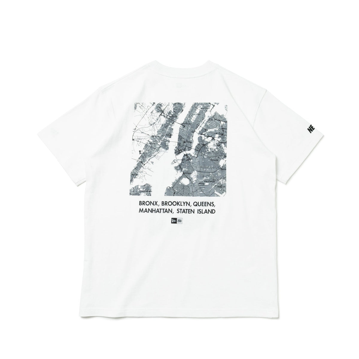 半袖 コットン Tシャツ New York City ホワイト レギュラーフィット