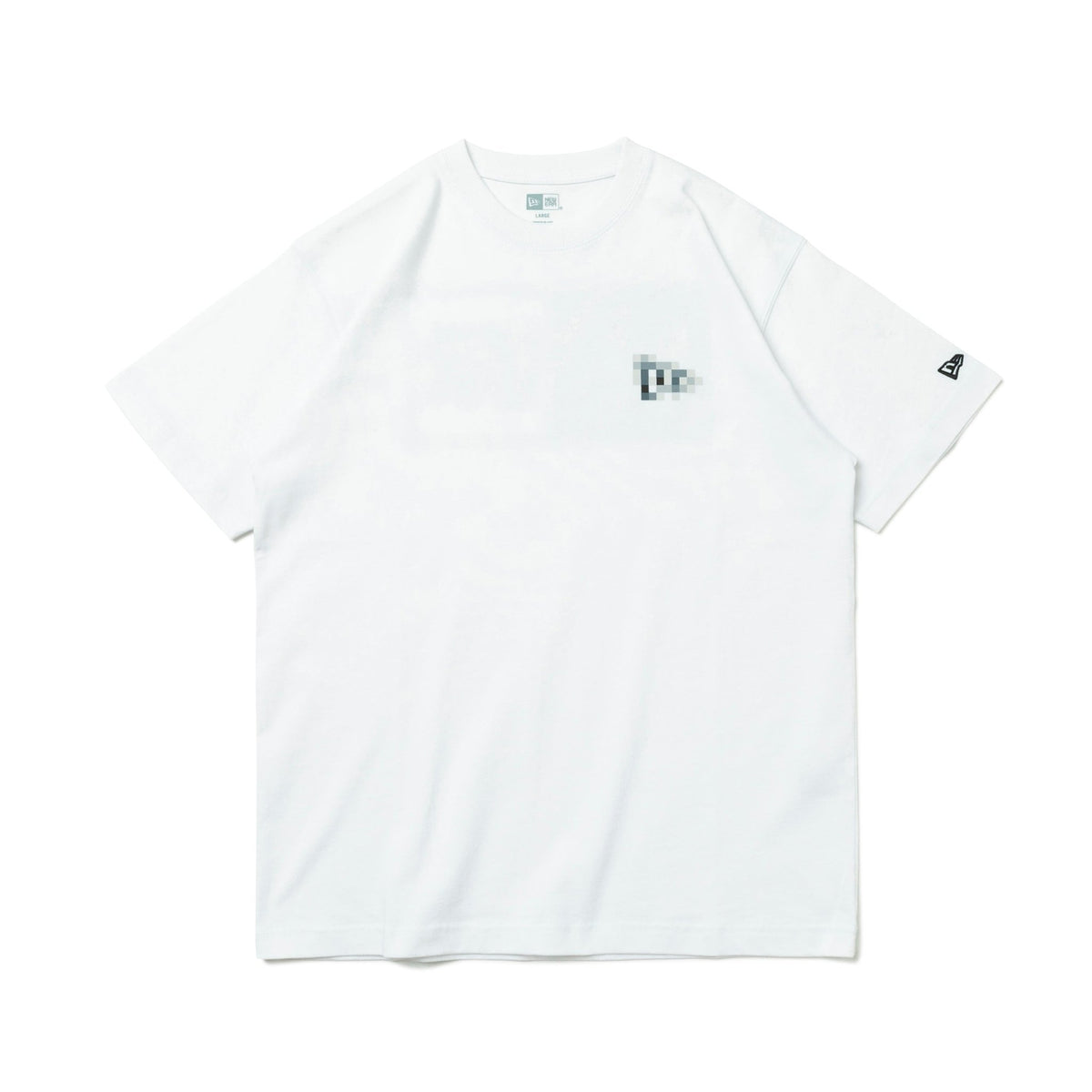 半袖 コットン Tシャツ Pixel ピクセルロゴ ホワイト レギュラー