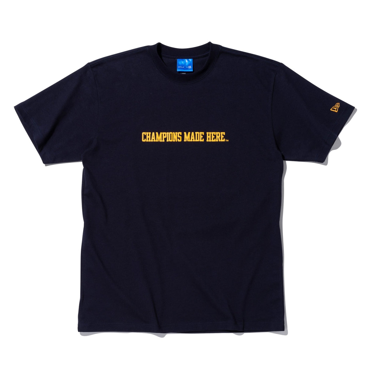 半袖 コットン Tシャツ UCLA ミックスロゴ ネイビー × メリット